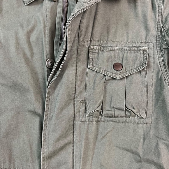 J.Crew Vintage Relaxed Boyfriend Olive Field Jacket Sz XS - Picture 5 of 14